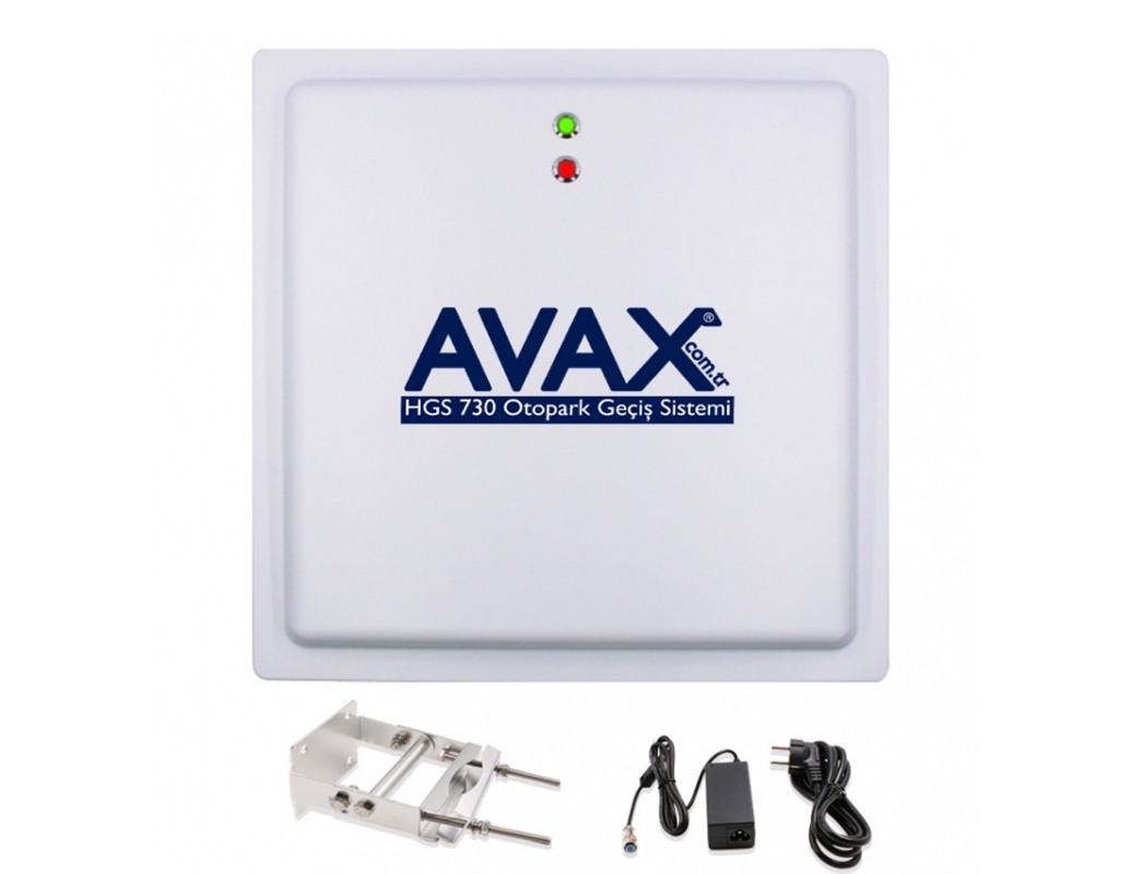 AVAX 730 OGS HGS Otopark Sistemi Uzun Mesafe UHF RFID Okuyucu Anten
